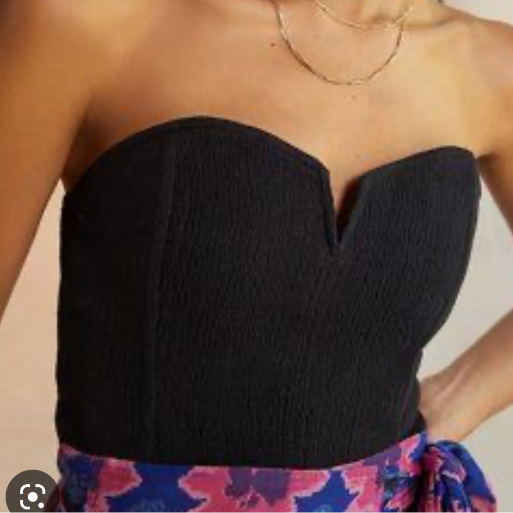 Anthropologie Bustier Top